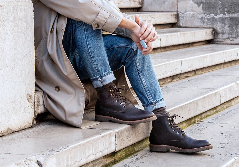 Outfits ganadores con botines marrones para hombre